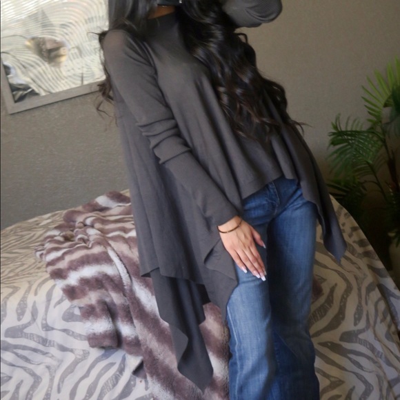 Rick Owens Wool Asymmetrical Sweater Top - Picture 6 of 11